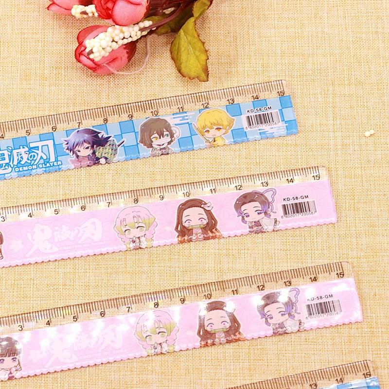 台灣現貨 鬼滅之刃 直尺 尺 鬼滅尺 學生直尺 直尺 文具 15公分 學生用品 文具用品-細節圖5