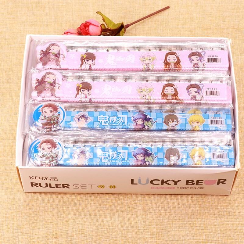 台灣現貨 鬼滅之刃 直尺 尺 鬼滅尺 學生直尺 直尺 文具 15公分 學生用品 文具用品-細節圖6