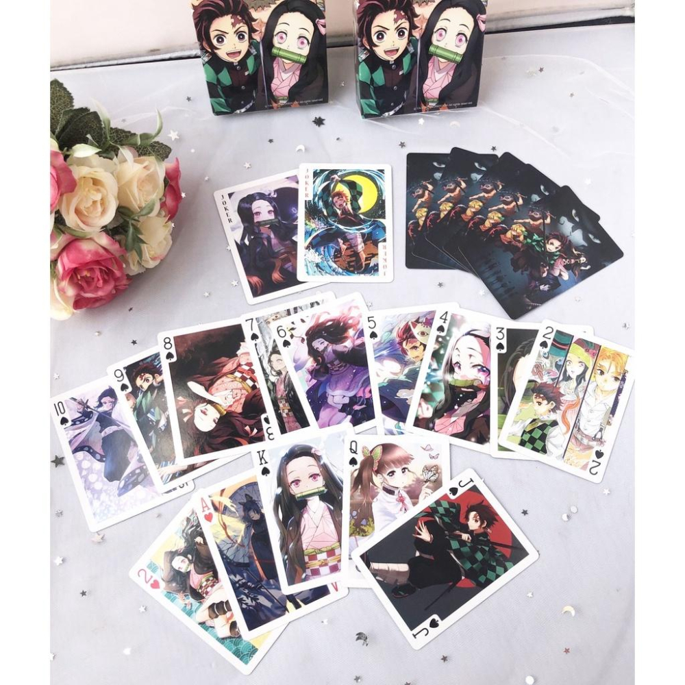 台灣現貨  鬼滅之刃 撲克牌 鬼滅 周邊 動漫周邊 炭治郎 畢業季 畢業禮物-細節圖4