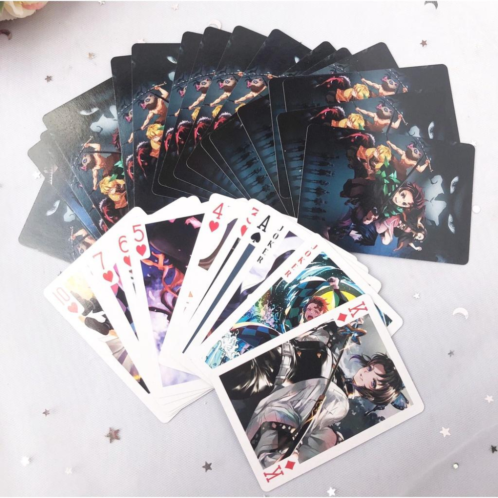 台灣現貨  鬼滅之刃 撲克牌 鬼滅 周邊 動漫周邊 炭治郎 畢業季 畢業禮物-細節圖5