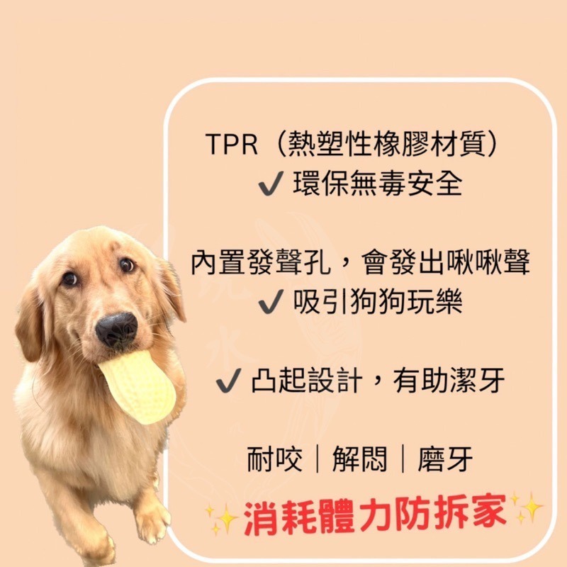 「玩水養蝦人」狗狗玩具 花生玩具 寵物玩具 耐咬玩具 紓壓玩具 狗耐咬玩具 互動玩具 發聲玩具 啾啾聲玩具 磨牙玩具-細節圖2