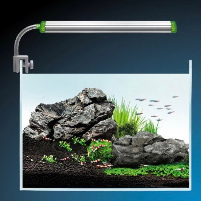 「玩水養蝦人」LED 側夾燈 白光 17/25公分 UP雅柏 燈具 夾燈 超薄型美觀 節能省電 魚缸燈 高亮度 水草燈-細節圖4