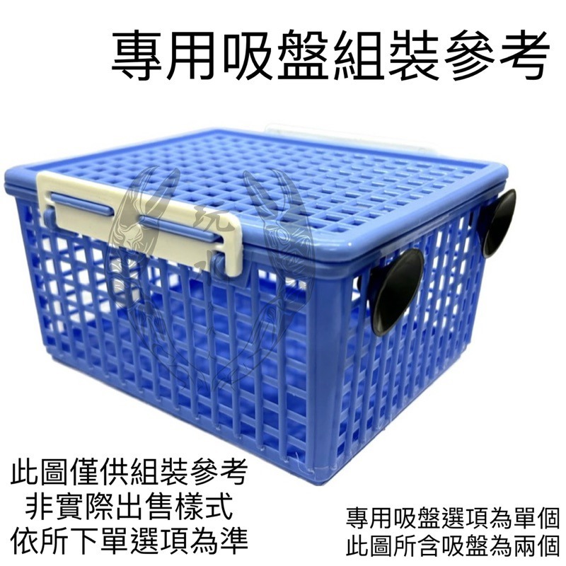 「玩水養蝦人」塑膠隔離盒 自浮式 螯蝦隔離 魚蝦隔離 塑膠籃 繁殖 隔離 飼育箱 隔離盒 產子盒 孔雀魚 螯蝦-細節圖4