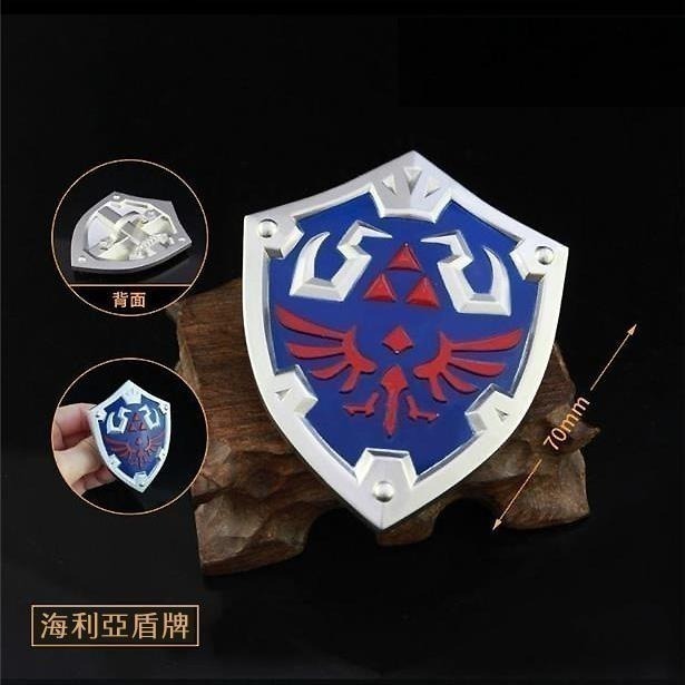 [現貨] 薩爾達傳說 王國之淚 攻略本 全劇情圖鑑攻略  |  大師之劍 鑰匙圈 | 海利亞盾牌 模型-細節圖6