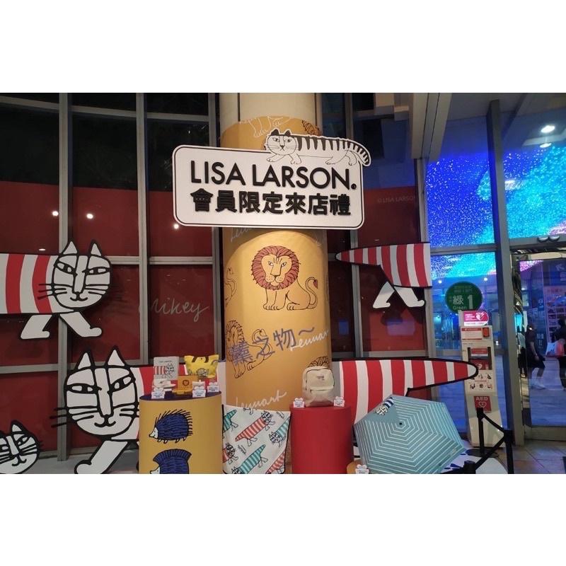 ～薰之物～ 夢時代 來店禮 來自瑞典🇸🇪 藝術家 Lisa Larson 麗莎拉森 折疊傘 貓咪摺疊傘 統一時代 雨傘-細節圖3
