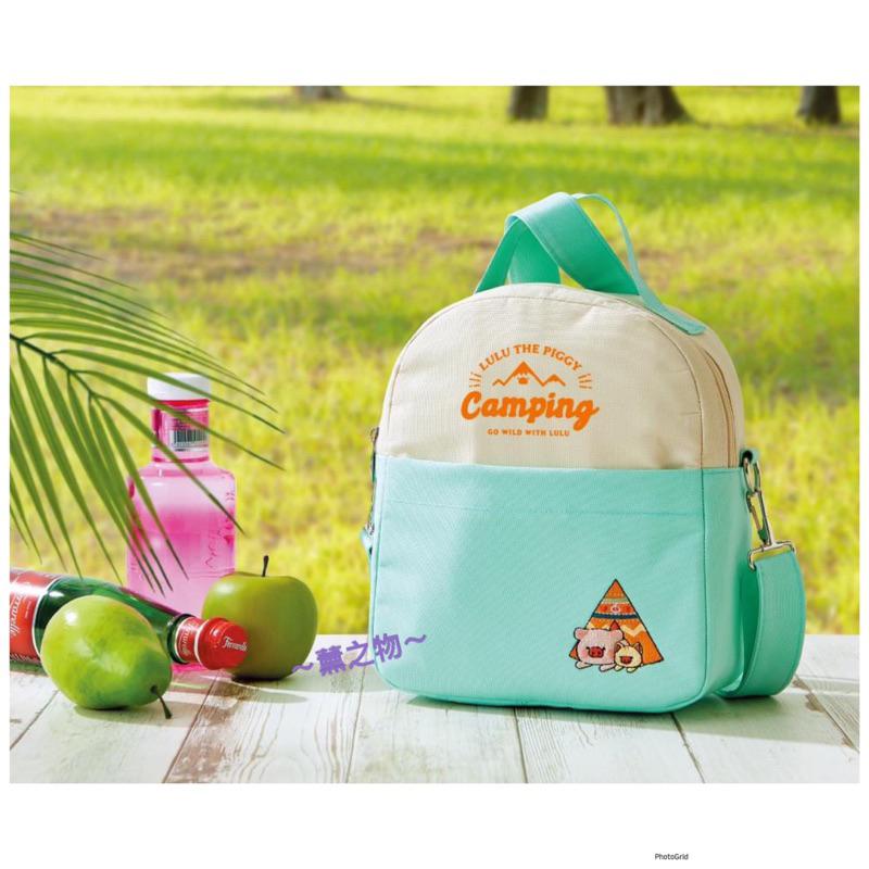 ～薰之物～夢時代 來店禮 LuLu The Piggy 罐頭豬 後背包 小背包 萌萌踏青小背包 背包 保溫袋 保冰袋-細節圖4