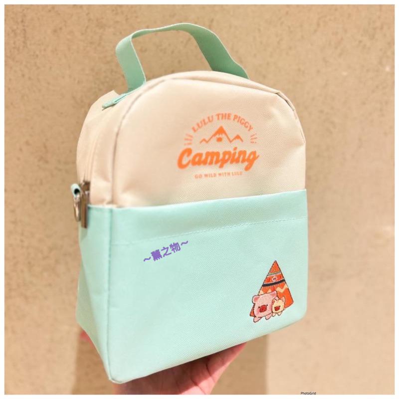 ～薰之物～夢時代 來店禮 LuLu The Piggy 罐頭豬 後背包 小背包 萌萌踏青小背包 背包 保溫袋 保冰袋-細節圖7