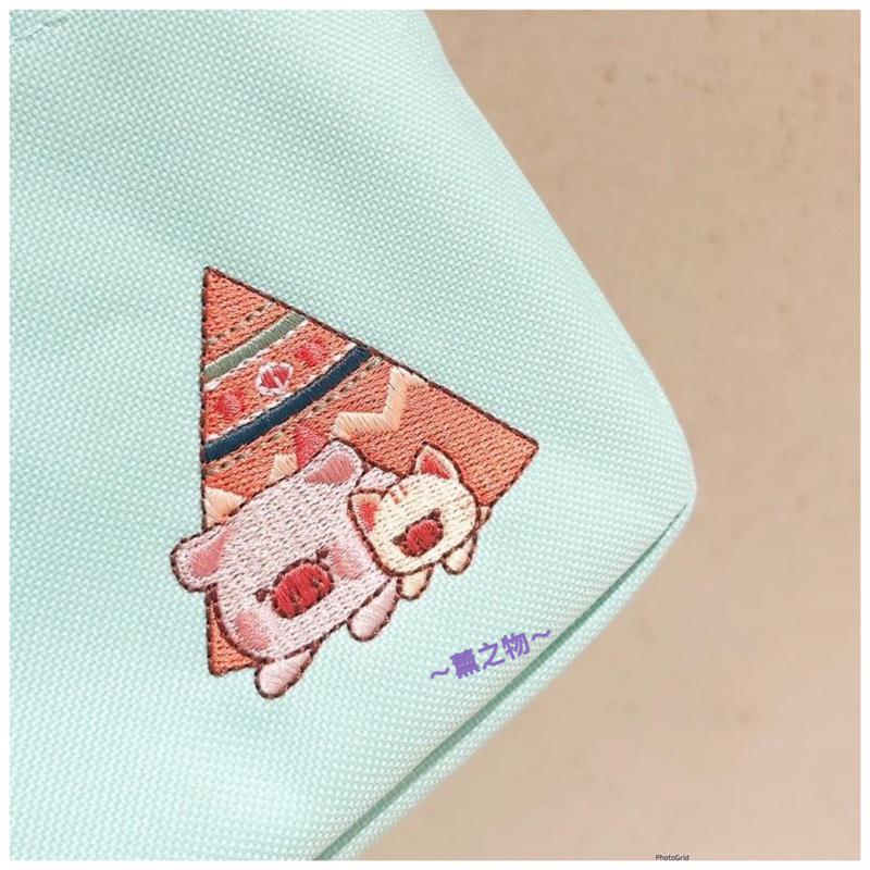～薰之物～夢時代 來店禮 LuLu The Piggy 罐頭豬 後背包 小背包 萌萌踏青小背包 背包 保溫袋 保冰袋-細節圖8