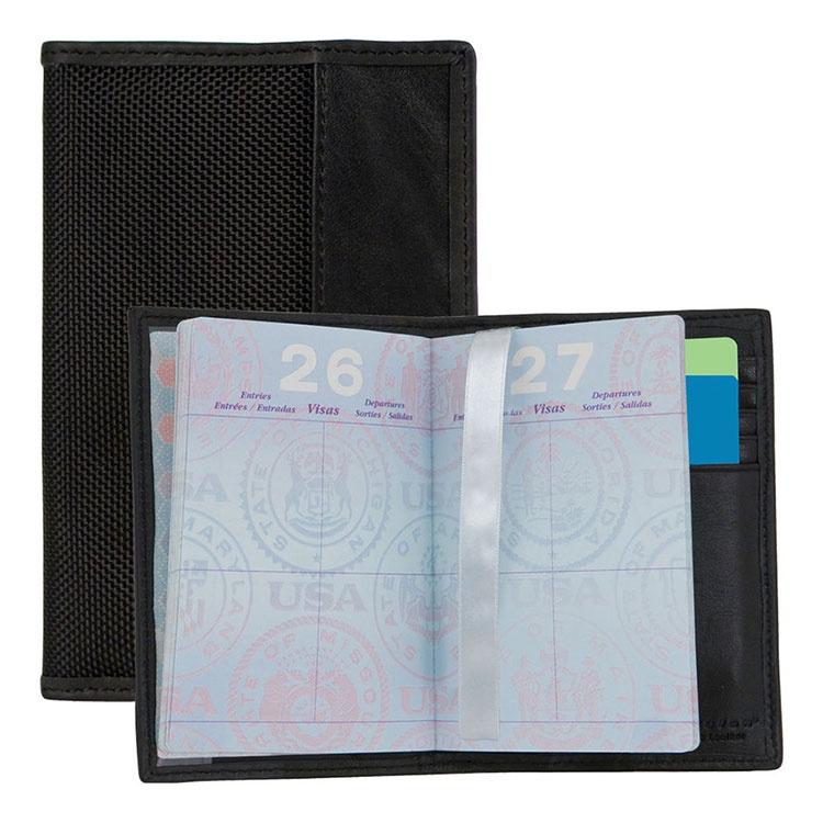 《TRAVELON》拼接皮革防護護照夾 | RFID防盜 護照保護套 護照包 多功能收納包-細節圖2