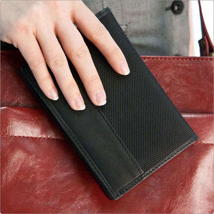 《TRAVELON》拼接皮革防護護照夾 | RFID防盜 護照保護套 護照包 多功能收納包-細節圖5