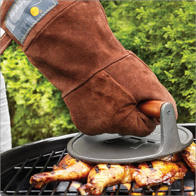 《OUTSET》隔熱手套(棕37cm) | 防燙手套 烘焙耐熱手套-細節圖3