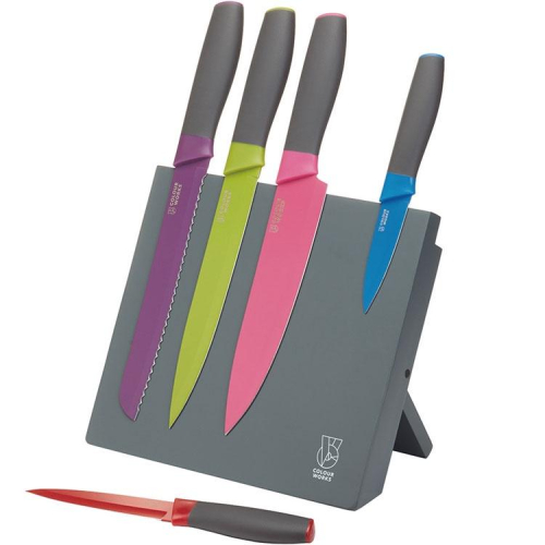 《Colourworks》磁吸刀座+刀具5件
