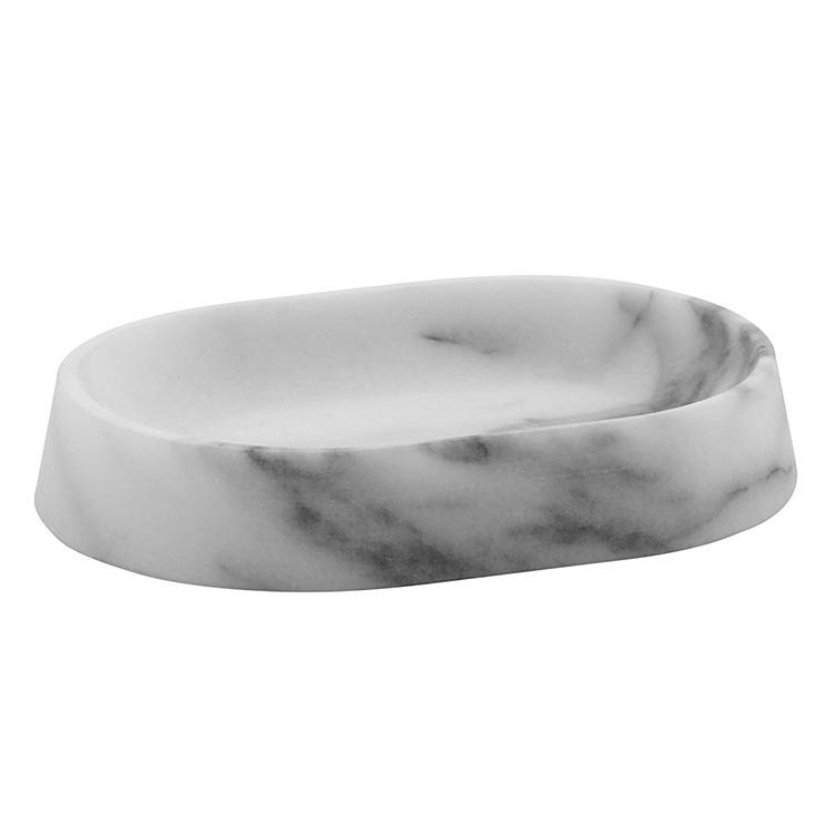 《KELA》Varda大理石肥皂盒(白) | 肥皂架 香皂碟 皂盒-細節圖2