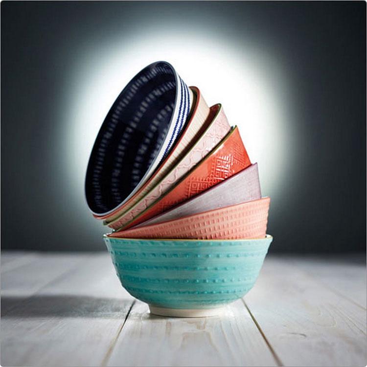 《KitchenCraft》陶製餐碗(綻放黑) | 飯碗 湯碗-細節圖5