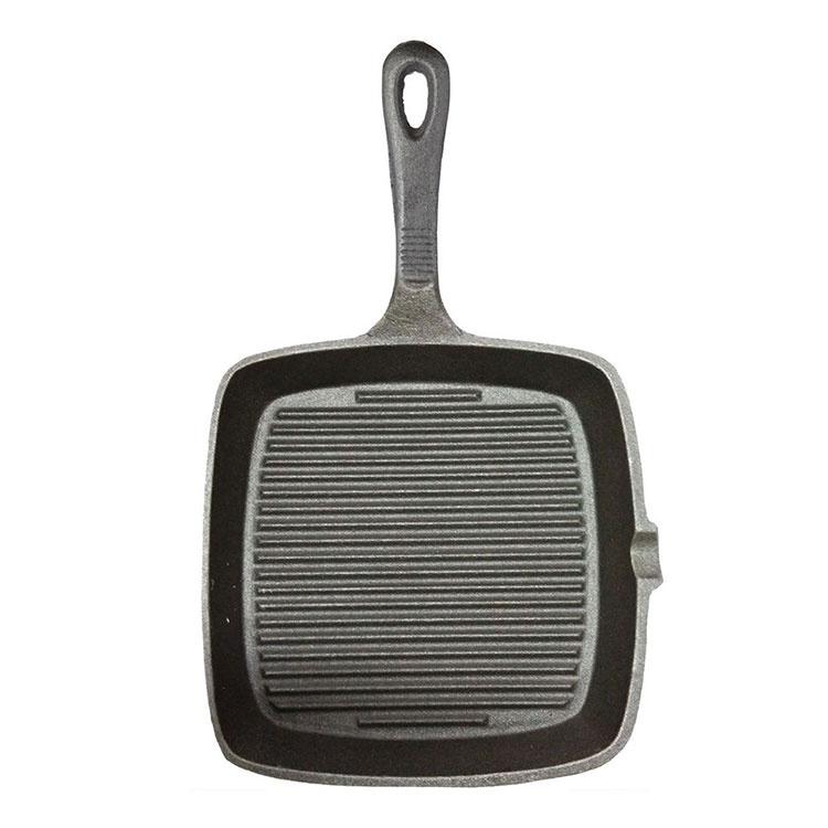 《KitchenCraft》鑄鐵煎烤盤(方凸紋) | 平底鑄鐵烤盤 煎盤-細節圖2