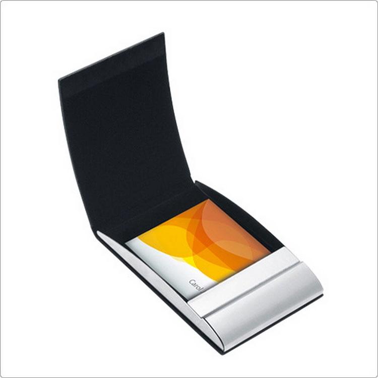 《REFLECTS》Vannes直式名片盒(黑) | 證件夾 卡夾-細節圖5