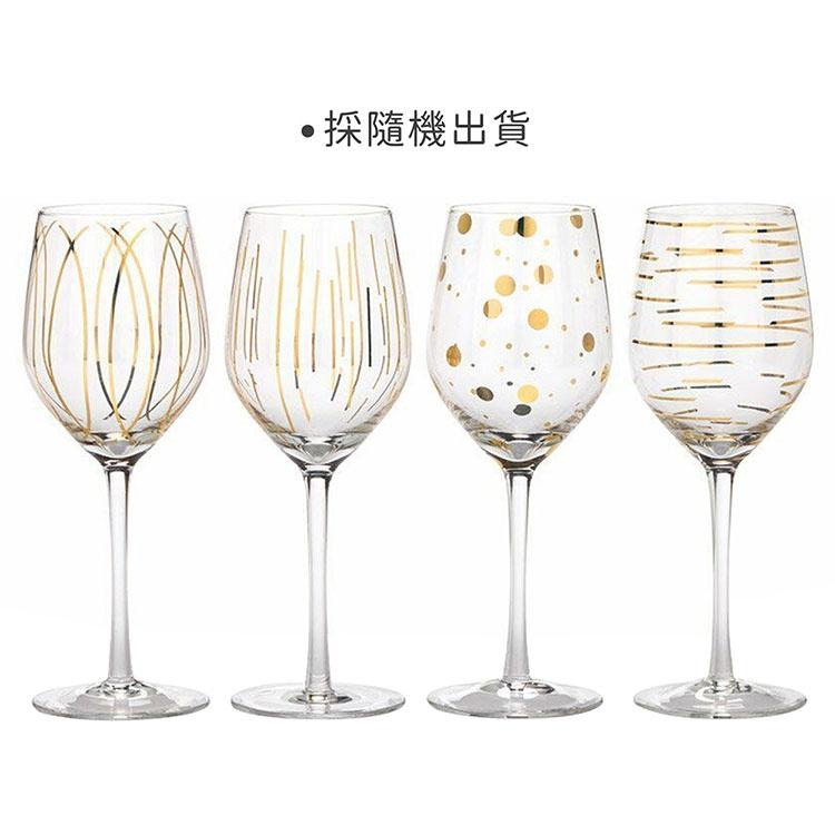 《Creative Tops》水晶玻璃白酒杯(金紋飾414ml) | 調酒杯 雞尾酒杯 紅酒杯-細節圖4
