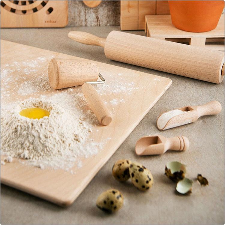 《EXCELSA》櫸木揉麵板(56cm) | 桿麵墊 料理墊 麵糰-細節圖4
