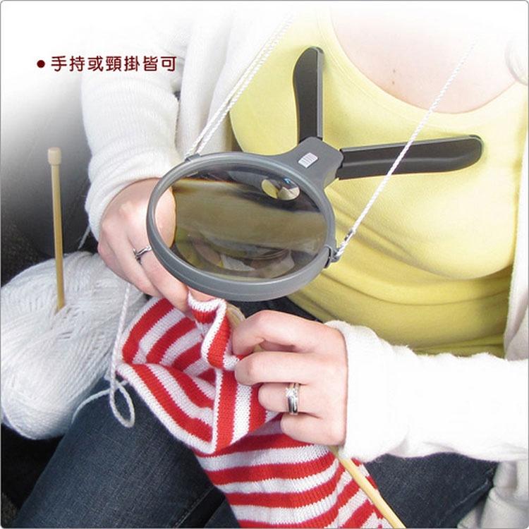 《CARSON》LED 頸掛手持聚焦放大鏡 | 物品觀察 老人閱讀 年長長者 輔助視力-細節圖5