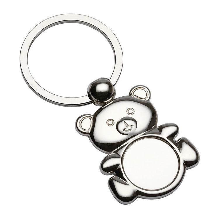 《REFLECTS》泰迪熊鑰匙圈(銀) | 吊飾 鎖匙圈-細節圖2