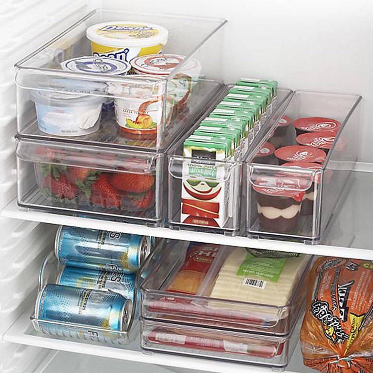 《VERSA》粒紋冰箱收納盒(長方23cm) | 冰箱收納盒 蔬果收納盒 分層分格-細節圖4