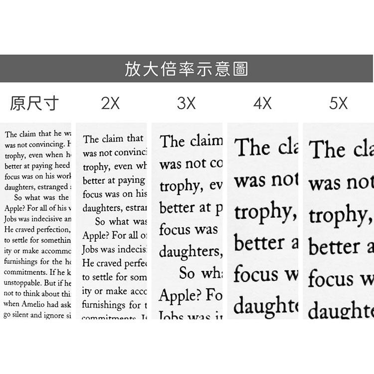 《CARSON》大鏡面聚焦5倍放大鏡(2.5x) | 物品觀察 老人閱讀 年長長者 輔助視力-細節圖4