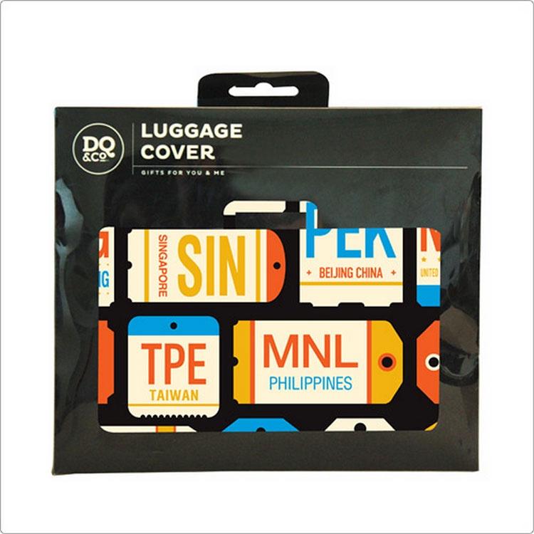《DQ&CO》24吋行李箱套(城市) | 行李防塵袋 收納袋-細節圖4
