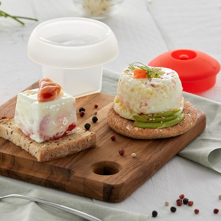 《LEKUE》圓形微波煮蛋器(紅) | 耐熱 微波料理 懶人料理-細節圖3