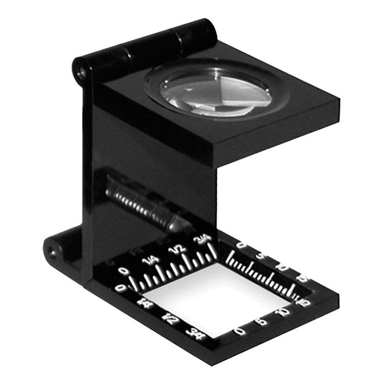 《CARSON》針線折疊放大鏡(6.5x) | 珠寶 錢幣 材質 物品觀察 輔助閱讀-細節圖2