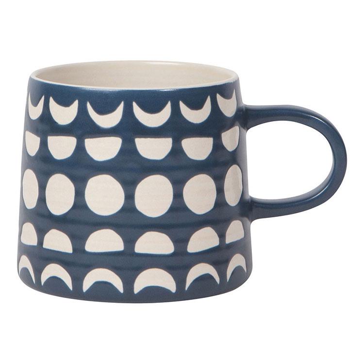 《danica》寬底馬克杯(月相藍350ml) | 水杯 茶杯 咖啡杯-細節圖2