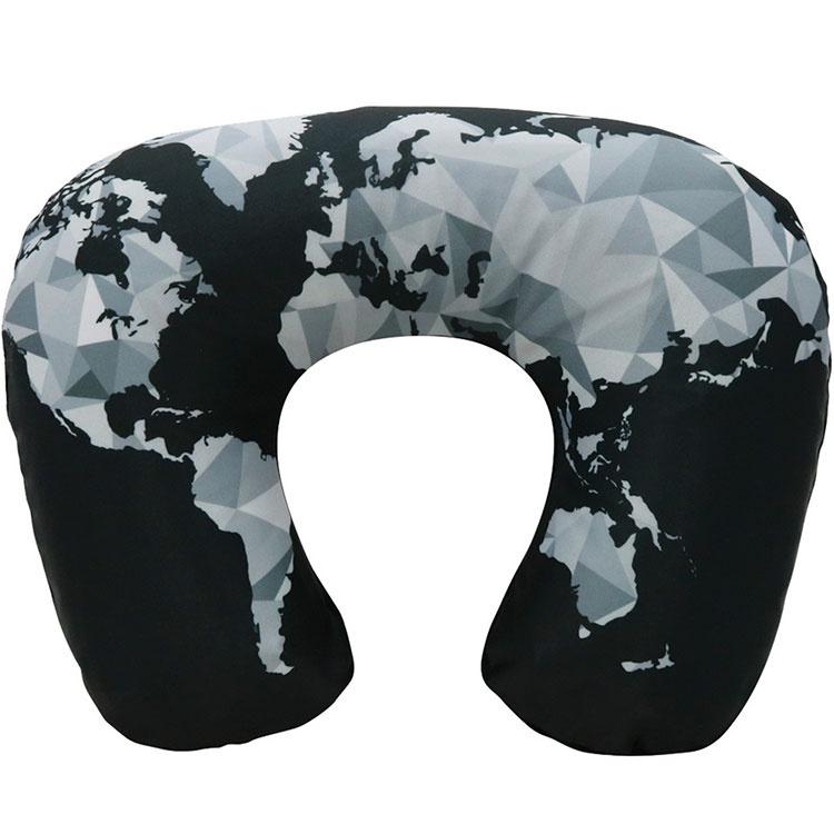 《DQ&CO》好拆洗充氣枕(幾何地圖) | 午睡枕 飛機枕 旅行枕 護頸枕 U行枕-細節圖2