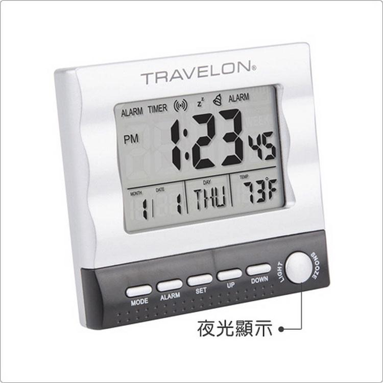 《TRAVELON》多功能LED鬧時鐘 | 時鐘 鬧鐘-細節圖3