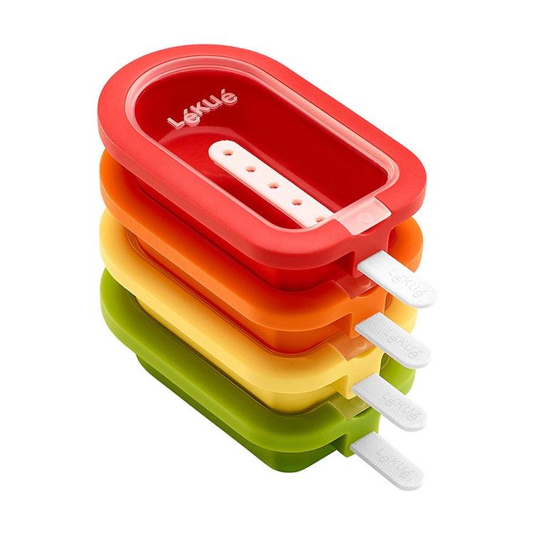 《LEKUE》好堆疊冰棒模4入(95ml) | 冰棒盒 雪糕模 製冰模 枝仔冰棒-細節圖2