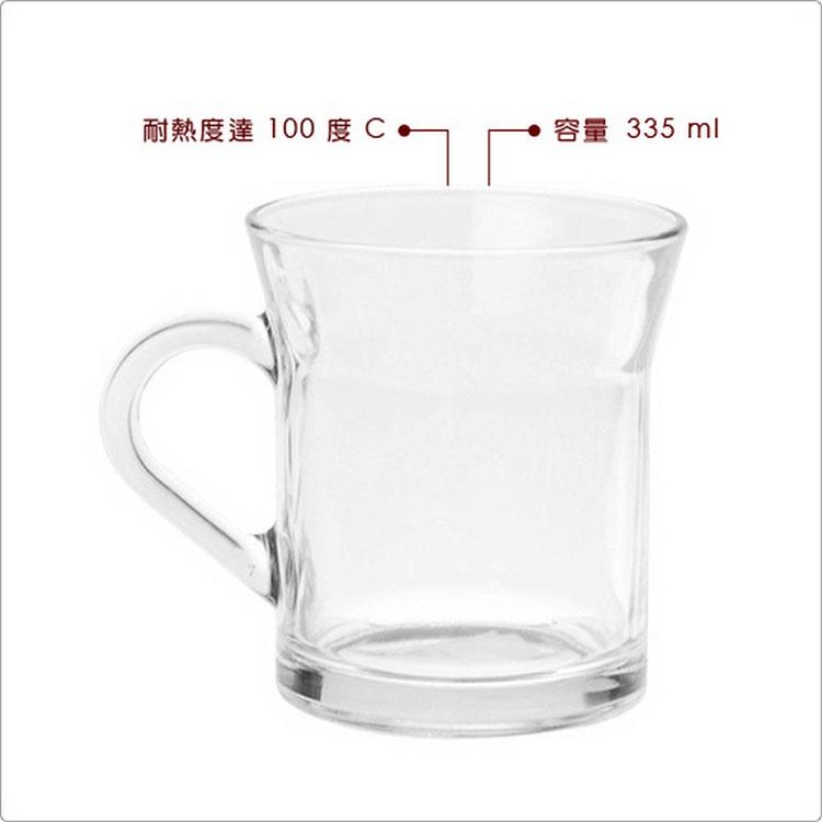 《EXCELSA》晶透玻璃馬克杯(335ml) | 水杯 茶杯 咖啡杯-細節圖3