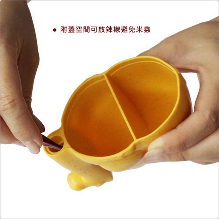 《八幡化成》造型雙格量米杯(橘駱駝) | 舀匙 舀杯 量杯 量匙-細節圖5