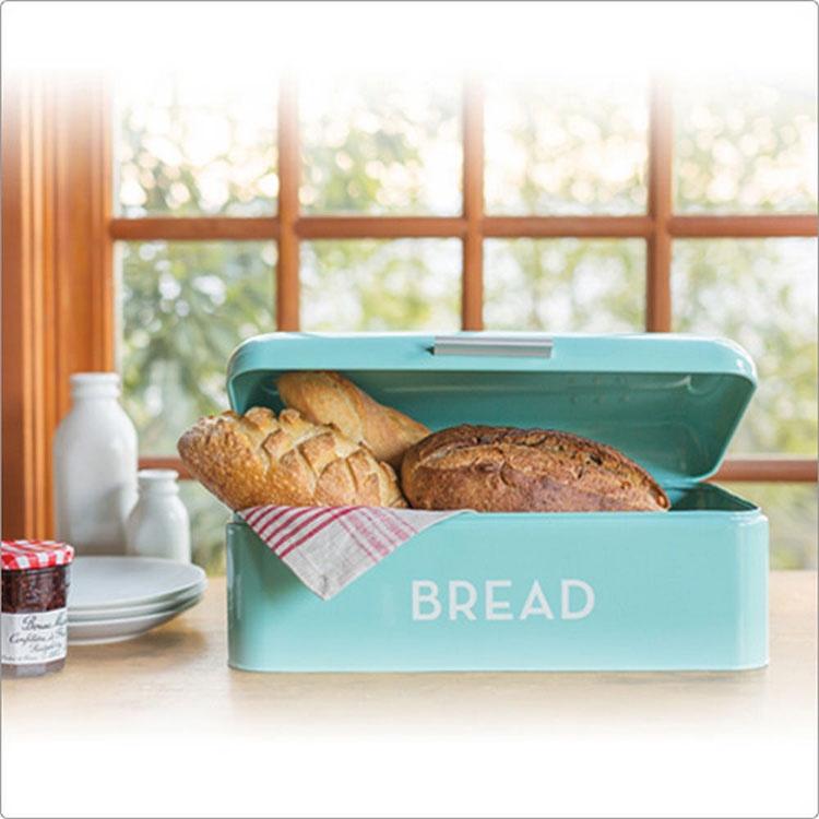 《NOW》乾糧收納盒(藍S) | 麵包收納籃 食物盒-細節圖4