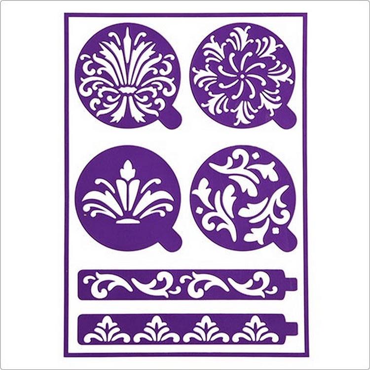 《Wilton》紋飾蛋糕貼紙裝飾片組-細節圖3