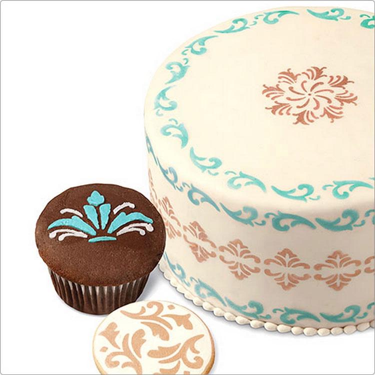 《Wilton》紋飾蛋糕貼紙裝飾片組-細節圖4