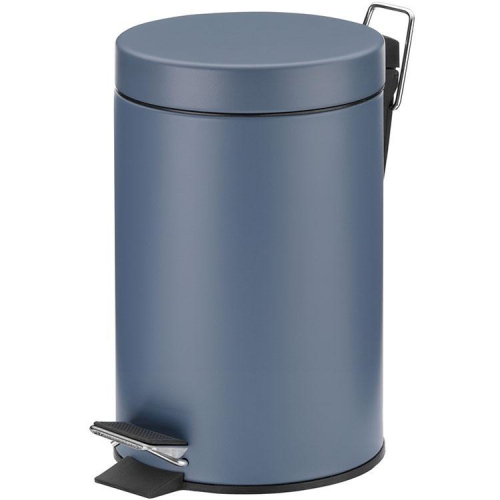 《KELA》簡約腳踏式垃圾桶(藍3L) | 回收桶 廚餘桶 踩踏桶