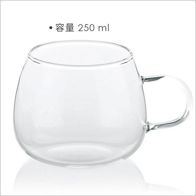 《KELA》玻璃圓肚馬克杯(250ml) | 水杯 茶杯 咖啡杯-細節圖3