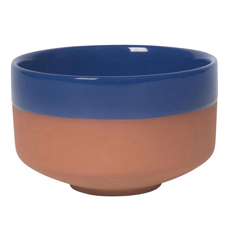 《NOW》雙色赤陶圓碗(藍) | 飯碗 湯碗-細節圖2