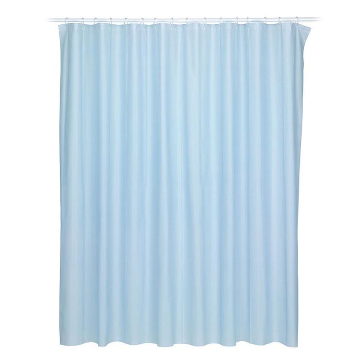 《KELA》Laguna防水浴簾(藍120cm) | 乾溼分離 浴室隔簾-細節圖2