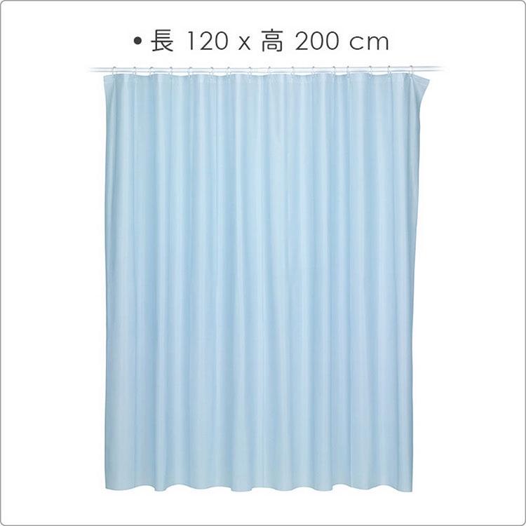 《KELA》Laguna防水浴簾(藍120cm) | 乾溼分離 浴室隔簾-細節圖3