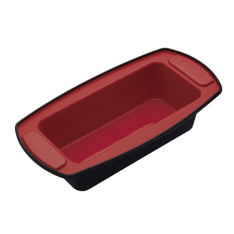 《MasterClass》2磅矽膠磅蛋糕模(紅黑) | 點心烤模-細節圖2