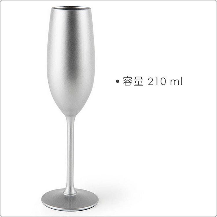 《EXCELSA》笛型香檳杯(銀光210ml) | 調酒杯 雞尾酒杯-細節圖3