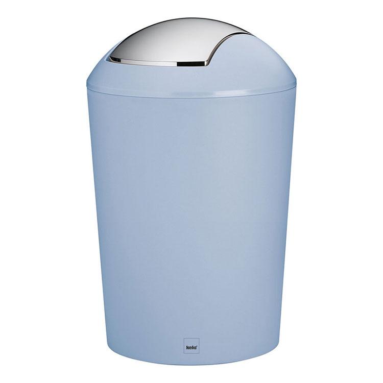 《KELA》搖擺蓋垃圾桶(藍1.7L) | 回收桶 廚餘桶-細節圖2