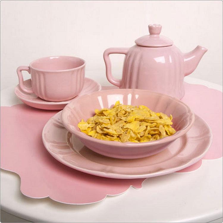 《EXCELSA》波紋餐墊(粉紅) | 桌墊 杯墊-細節圖4