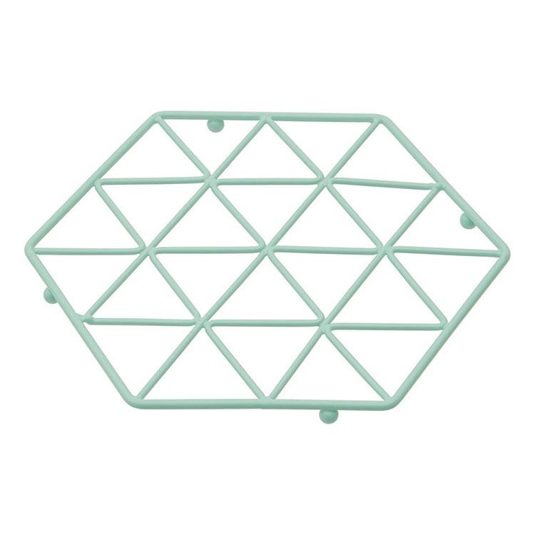 《Premier》Vertex六角金屬隔熱墊(綠) | 桌墊 鍋墊 餐墊 耐熱墊 杯墊-細節圖2