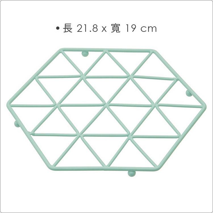 《Premier》Vertex六角金屬隔熱墊(綠) | 桌墊 鍋墊 餐墊 耐熱墊 杯墊-細節圖3