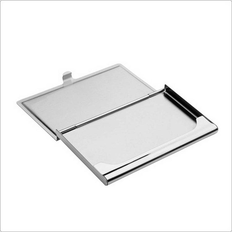 《REFLECTS》雙質感名片盒(亮銀) | 證件夾 卡夾-細節圖4